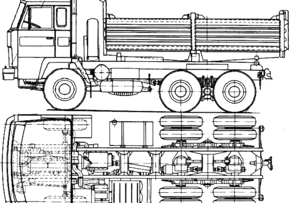 Jelcz w640js truck (1974) - drawings, dimensions, pictures