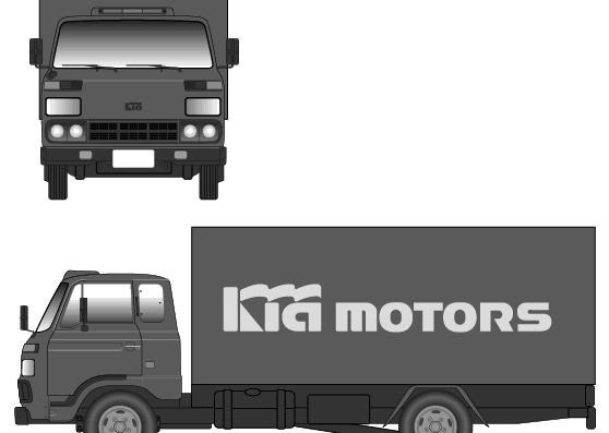 KIA BOXER truck - drawings, dimensions, pictures