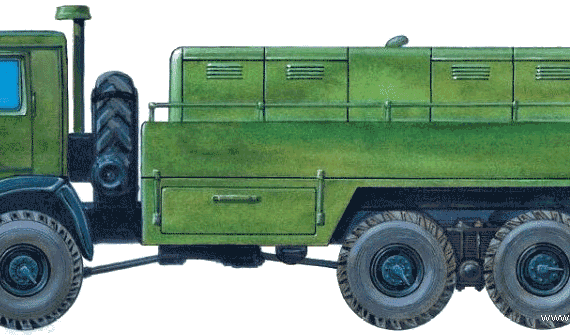Truck KaMAZ 4310 Kompresor - drawings, dimensions, pictures