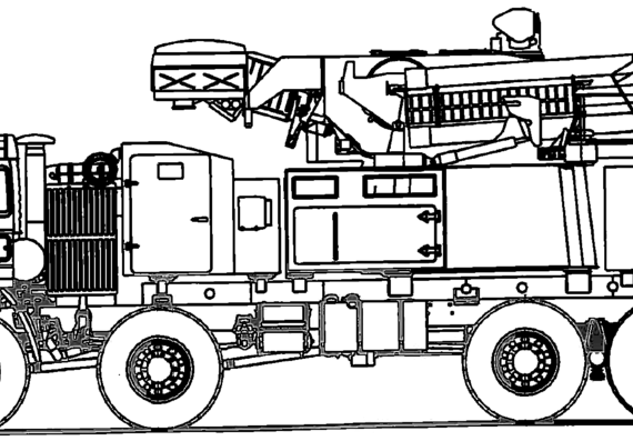 Грузовик KamAZ-6560 PWB 72W6E - чертежи, габариты, рисунки