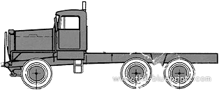 Kenworth 850 truck - drawings, dimensions, figures