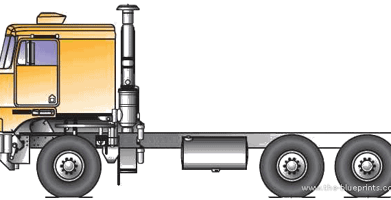 Kenworth C500K truck (2011) - drawings, dimensions, figures
