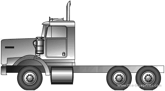 Kenworth C500 truck (2005) - drawings, dimensions, pictures
