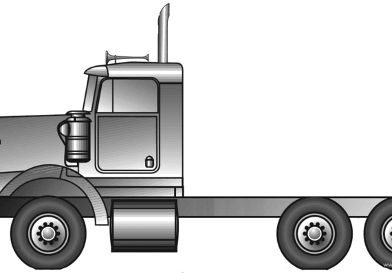 Kenworth C500 truck (2008) - drawings, dimensions, pictures