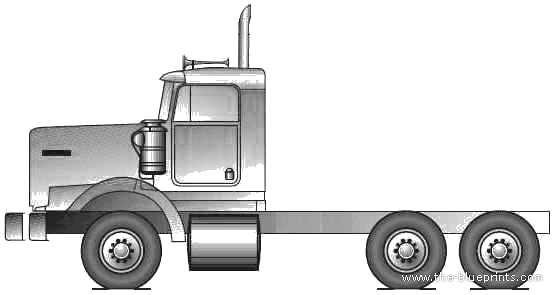 Kenworth C500 truck (2011) - drawings, dimensions, pictures