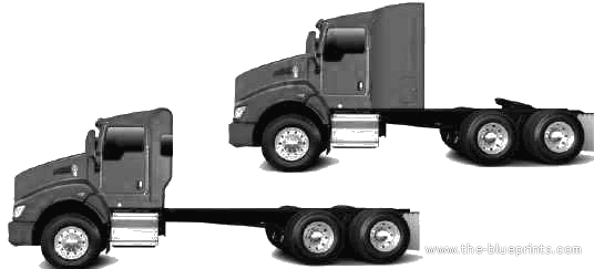 Kenworth T440 truck (2011) - drawings, dimensions, pictures