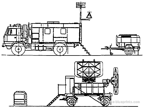 Komar-2 truck - drawings, dimensions, pictures