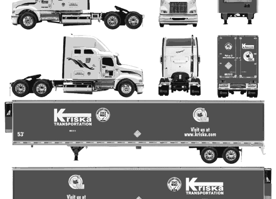 Kriska truck - drawings, dimensions, pictures