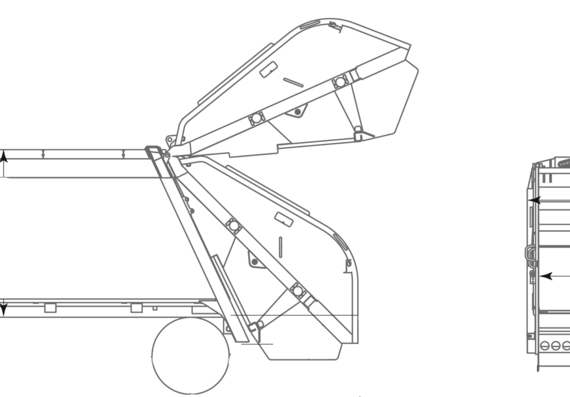 Leach Delta III truck - drawings, dimensions, pictures