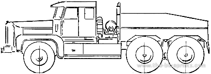 Lomount Atlantic GR.7 6x4 truck (1961) - drawings, dimensions, pictures
