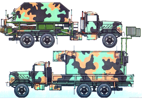 Truck M-927 AN-MRC-137 - drawings, dimensions, figures