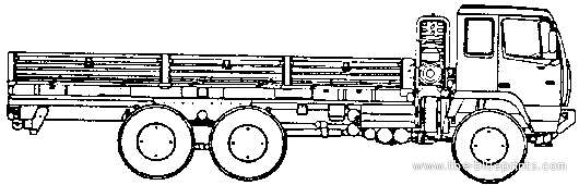 Truck M1085 Cargo Truck - drawings, dimensions, pictures