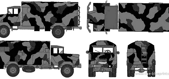 Truck MAN 630 - drawings, dimensions, figures