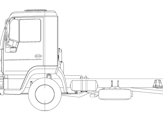 Truck MAN LE 4x2 12ton - drawings, dimensions, figures
