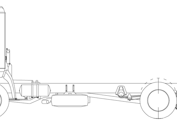 MAN LE 4x2 9ton truck - drawings, dimensions, figures