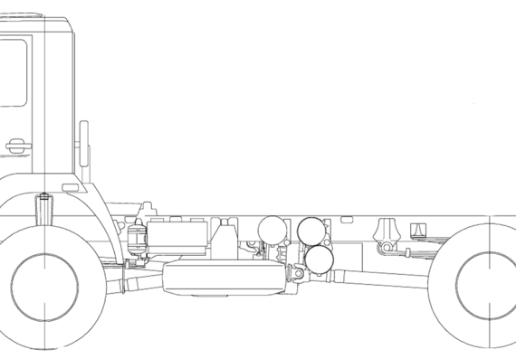 Truck MAN LE 4x4 18ton - drawings, dimensions, figures