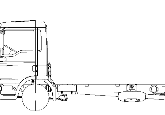 MAN TGL 12ton truck - drawings, dimensions, figures