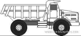 Truck MAZ-525 - drawings, dimensions, figures