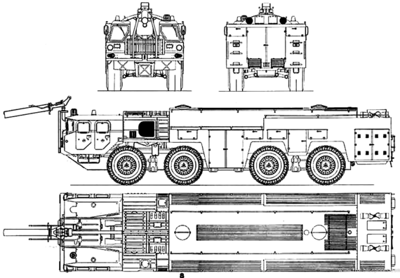 Truck MAZ-537 7310-160.01 - drawings, dimensions, figures