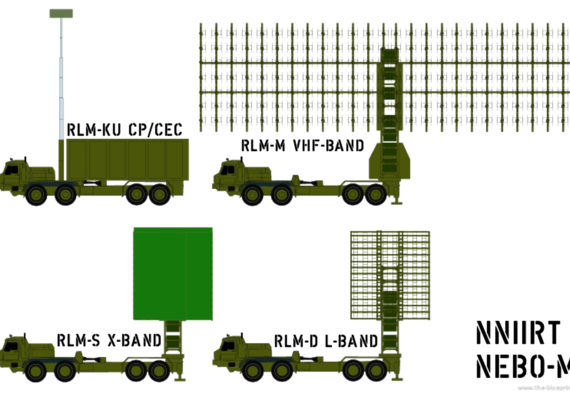 Truck MAZ-537 S-300P - drawings, dimensions, figures