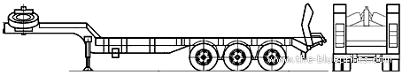 Truck MAZ 937900-010 Trailer (2007) - drawings, dimensions, pictures
