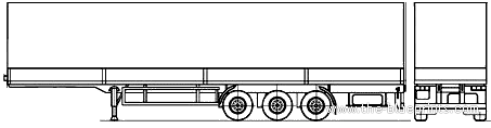 MAZ 975830-3012 Trailer truck (2007) - drawings, dimensions, pictures