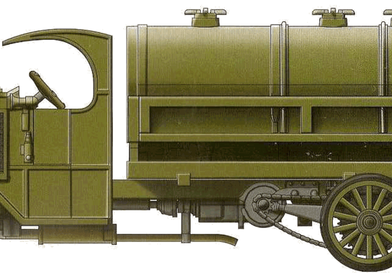 Mack Bulldog TK3 truck - drawings, dimensions, figures