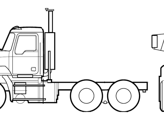 Truck Mack CL703 (2005) - drawings, dimensions, figures