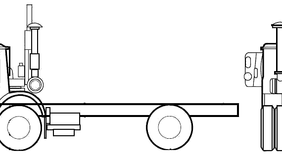 Mack LE612 truck (2005) - drawings, dimensions, figures