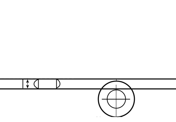 Mack MR600P truck - drawings, dimensions, figures