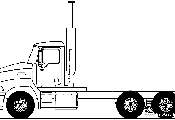 Mack Pinnacle SmartWay truck (2014) - drawings, dimensions, pictures