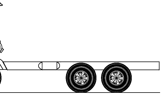 Грузовик Mack TerraPro Cabover MRU613 6x4 (2011) - чертежи, габариты, рисунки