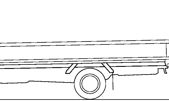 Грузовик Mazda Titan Flat Bed 1t L (2010) - чертежи, габариты, рисунки
