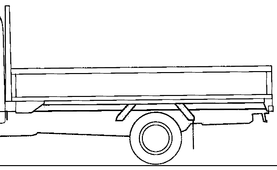 Mazda Titan Flat Bed 2.75t L truck (2010) - drawings, dimensions, pictures
