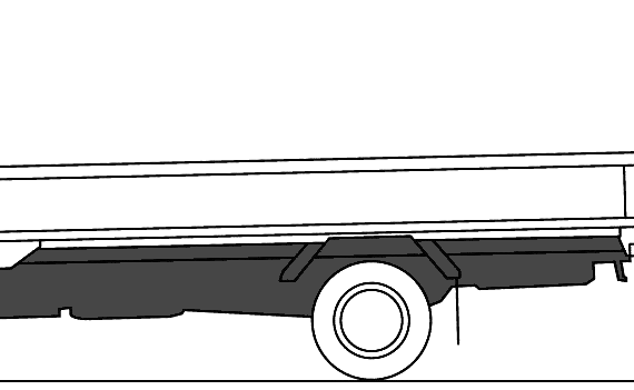 Грузовик Mazda Titan Flat Bed 4t L (2010) - чертежи, габариты, рисунки