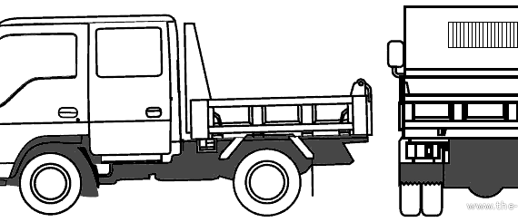 Mazda Titan Twin Cab S truck (2010) - drawings, dimensions, pictures