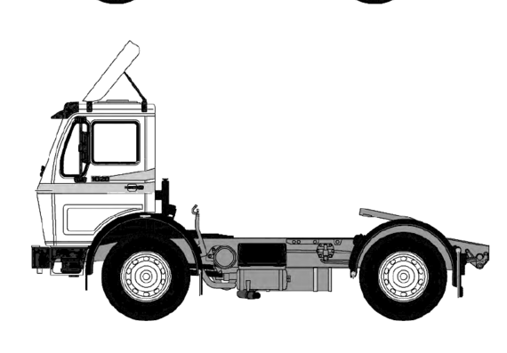 Mercedes-Benz 1628 truck - drawings, dimensions, pictures