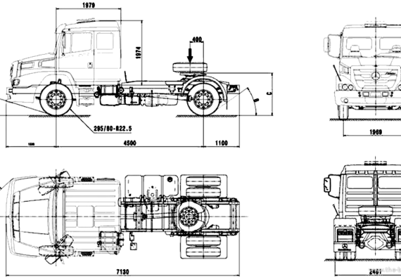 Mercedes-Benz Atron 1634 truck (2013) - drawings, dimensions, pictures