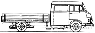 Mercedes-Benz L306D truck (1976) - drawings, dimensions, pictures