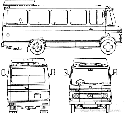 Mercedes-Benz L309D truck - drawings, dimensions, pictures