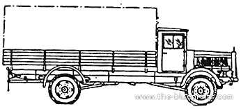 Mercedes-Benz L4500S truck (1943) - drawings, dimensions, pictures