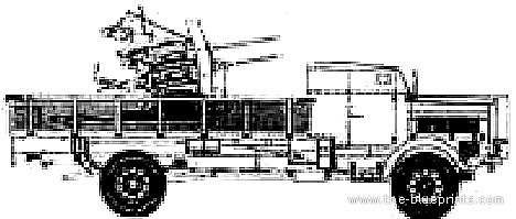 Mercedes-Benz L5000 truck - drawings, dimensions, pictures