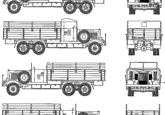 Mercedes-Benz LG3000 truck - drawings, dimensions, pictures