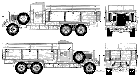 Mercedes-Benz LG 3000 truck (1945) - drawings, dimensions, pictures