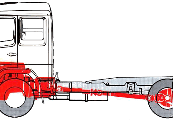 Mercedes-Benz SK 4x2 truck (1980) - drawings, dimensions, pictures