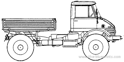 Mercedes-Benz Unimog U1100 truck (2006) - drawings, dimensions, pictures