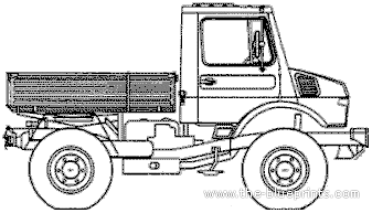 Mercedes-Benz Unimog U1600 truck (2006) - drawings, dimensions, pictures