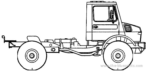 Mercedes-Benz Unimog U1700L truck (2006) - drawings, dimensions, pictures