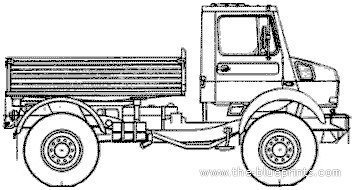 Mercedes-Benz Unimog U1850 truck (2006) - drawings, dimensions, pictures