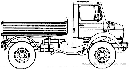 Mercedes-Benz Unimog U2150 truck (2006) - drawings, dimensions, pictures